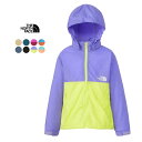 《今だけ！全品ポイントアップ中》ザ ノースフェイス ジャケット キッズ THE NORTH FACE コンパクトジャケット 男の子 女の子 ノース ブランド フード 通気 公園 キャンプ 運動 軽量 防風 はっ水 撥水 紫外線対策 UVカット 日焼け対策 静電気防止 ランニング