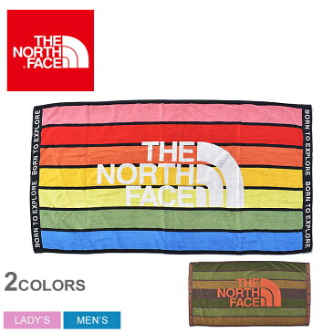 【SALE 6％OFF】 【THE NORTH FACE】 ザ ノースフェイス バスタオル マウンテン レインボー タオル L MT．RAINBOW TOWEL L NNB01907 MA MB アウトドア キャンプ フェス ビーチ 海 プール カラフル スポーツ コットン ギフト インテリア