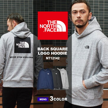 クーポンで500円OFF☆ザ ノースフェイス パーカー メンズ THE NORTH FACE バックスクエアロゴフーディー ウェア トップス 長袖 パーカー カジュアル ストリート シンプル ロゴ プリント カンガルーポケット ノースフェース シンプル キャンプ ブラック 黒