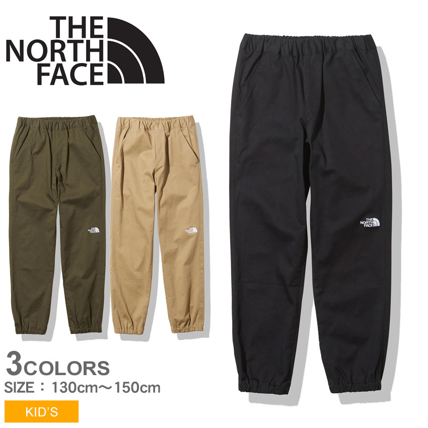 《クーポンで割引》ザ ノースフェイス ロングパンツ キッズ ジュニア 子供 THE NORTH FACE コットン イージー クライミングパンツ 男の子 女の子 子ども ロングパンツ ウエア ノースフェース ブランド アウトドア 長ズボン ベージュ カーキ ブラック 黒