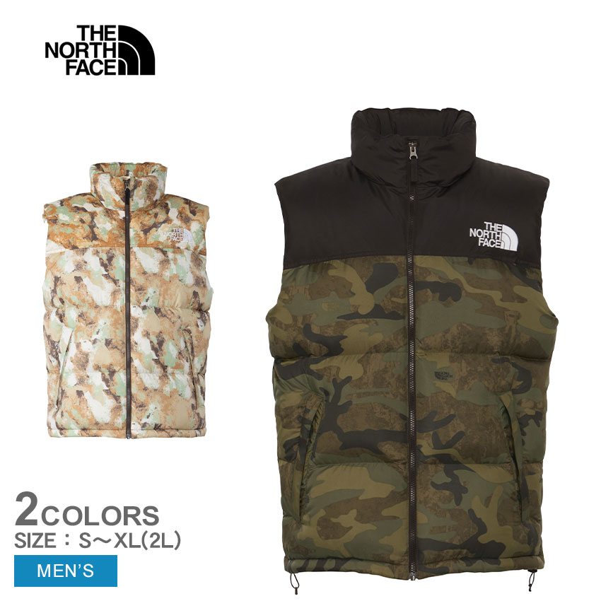 《3日間限定SALE開催中》ザ ノースフェイス ダウンベスト メンズ THE NORTH FACE ノベルティーヌプシベスト ノースフェース アウター ウェア シンプル カジュアル アウトドア キャンプ レジャー ロゴ ブランド ジャケット ダウン ベスト 防寒 ブラック 黒 ベージュ