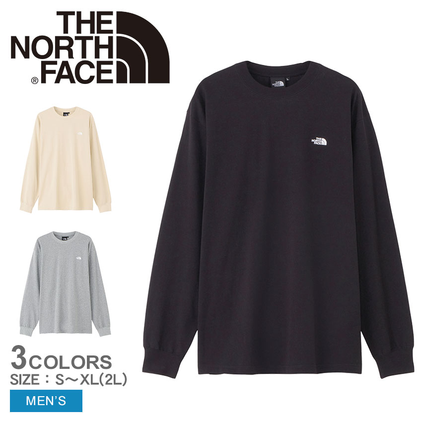 楽天VIA TORINO インポートブランド《今だけ！店内全品ポイントUP》ザ ノースフェイス 長袖Tシャツ メンズ THE NORTH FACE ロングスリーブヌプシコットンティー ロングTシャツ ロンT ノースフェース コットン UVカット 紫外線カット 日焼け対策 ブランド アウトドア 登山 トレッキング キャンプ