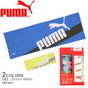 【ネコポス配送】 プーマ クールタオル ユニセックス PUMA スーパークールタオル Lサイズ タオル メンズ レディース スポーツ 運動 ジム ひんやり 冷たい 冷却 アイス クール 熱中症対策 ブルー 青 イエロー 054881(4)