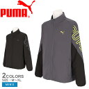 プーマ ジャケット メンズ PUMA TAD クロス ウーブン ジャケット ジャケット ウエア トップス 羽織り アウター ブランド 長袖 ロゴ プリント ジッ...