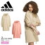 《今だけ！店内全品ポイントUP》アディダス チュニック レディース ADIDAS ワーディング ルーズフィット フリース フード付きチュニック スポーツウェア ウエア トップス オールインワン スタイリッシュ フリース 裏起毛 ワンピース ドローコード ブランド ポケット