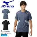 ミズノ ランニングTシャツ メンズ MIZUNO ドライエアロフローTシャツ ウェア トップス カットソー 吸汗速乾 速乾 ブランド ロゴ カジュアル スポーティ スポーツ 運動 ランニング トレーニング ジム ZSPO おしゃれ 通気 再帰反射プリント(4)