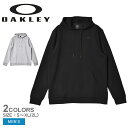 《今だけ！全品ポイントアップ中》オークリー パーカー メンズ OAKLEY リラックスプルオーバーフーディー ウエア トップス プルオーバー フード フーディー ブランド スポーツ スポーティ 運動 裏起毛 人気 定番 おしゃれ ロゴ カジュアル ブラック 黒 グレー FOA401723