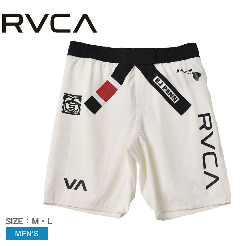 ＼5/25限定！最大全額Pバック／ルーカ パンツ メンズ RVCA BJ LEGEND SHORT ウォークパンツ ズボン ボトムス ショート丈 ハーフパンツ ランニング ジム トレーニング アウトドア シンプル ロゴ プリント ブランド カジュアル スポーティ スポーツ 運動 ホワイト 白