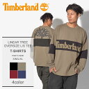 【メール便可】 TIMBERLAND ティンバーランド 長袖Tシャツ 全4色リニアツリー オーバーサイズ LINEAR TREE OVERSIZE L/S TEEA1MBW 1 37 988 J38 ウェア トップス メンズ