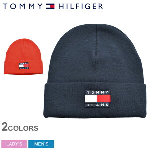 【限定クーポン配布】 【メール便可】【TOMMY HILFIGER】 トミーヒルフィガー ニット帽 フラッグ ニットキャップ メンズ レディース カジュアル シンプル ロゴ ブランド おしゃれ 人気 定番 帽子 無地 紺 TOMMY JEANS トミージーンズ