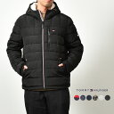 トミー ヒルフィガー アウター メンズ 【5/10限定！最大全額Pバック】トミーヒルフィガー アウター メンズ TOMMY HILFIGER QUILTED POLYTWILL PUFFER JACKET WITH SHERPALINED HOODY ウエア ジャケット 中綿アウター ブランド ロゴ シンプル スポーティ ボア フード カモフラージュ カモフラ カモ柄 迷彩 上着