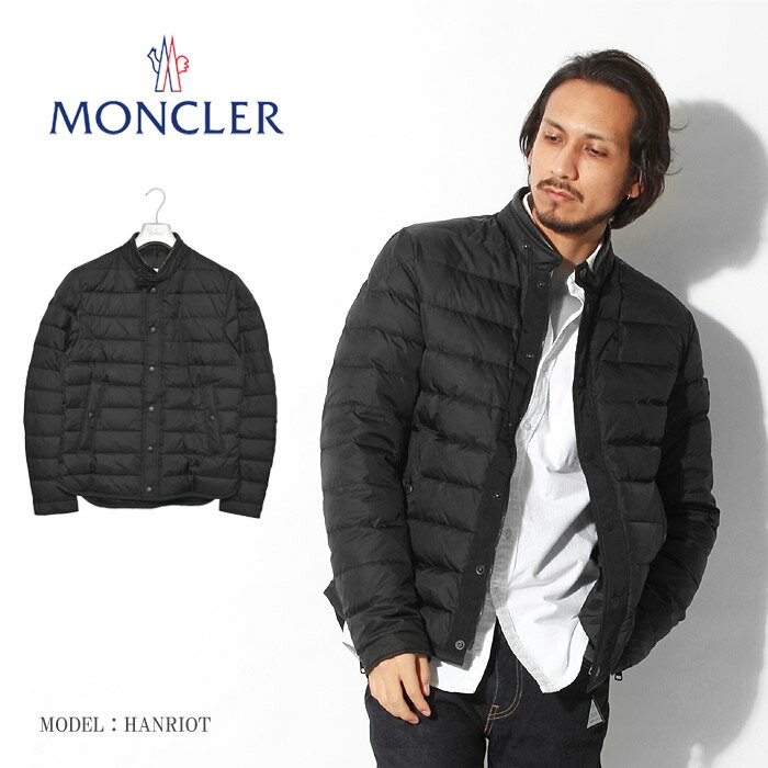 送料無料 MONCLER モンクレール ジャケット アンリオ ジュポット ブラックHANRIOT GIUBOTTO 4187885 68352 999ダウンジャケット ブルゾン アウトドア アウター 羽毛 黒メンズ