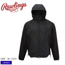 《限定クーポン配布》ローリングス ジャケット メンズ レディース ユニセックス Rawlings ブラックレーベル フーデットジャケット 野球 ベースボール ウ...