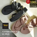 【8/10限定★最大100%ポイントバック】テバ サンダル レディース TEVA フラットフォーム サンダル スリム トングサンダル ビーチサンダル ビーサン ...