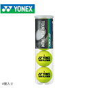 《限定クーポン配布》ヨネックス テニスボール メンズ レディース YONEX ツアープラチナム(4個入り) テニス 硬式 硬式テニス 硬式テニスボール ボール ...