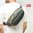 《今だけ！全品ポイントアップ中》ディーゼル ボディバッグ メンズ レディース DIESEL URBN NET BELTBAG かばん 鞄 カバン ポーチ 鞄 肩掛け はっ水 撥水 軽量 ブランド シンプル アウトドア フェス カジュアル タウンユース 通勤 通学 カーキ 旅行