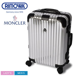 モンクレール＆リモワ スーツケース メンズ レディース MONCLER AND RIMOWA リフレクション キャビン 海外正規品 新品 未使用 キャリーバッグ ビジネス 出張 旅行 レジャー シンプル モダン スタイリッシュ ダブルネーム 鞄