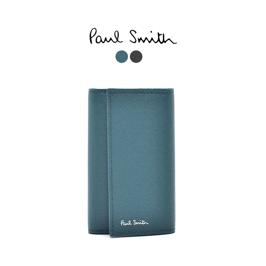 ポール・スミス 革キーケース メンズ 《限定クーポン配布》ポールスミス キーケース レディース メンズ Paul Smith 本革 レザー リアルレザー 牛革 大人 上品 黒 青 ギフト プレゼント カラフル 鍵 5本 バイカラー きれいめ ブランド M1A-1981-KSTRGS