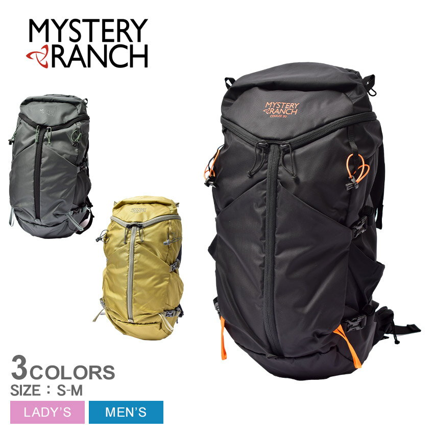 《クーポン配布》ミステリーランチ リュック 29L バックパック 登山 山登 日帰り 一泊二日 3ジップ トレイルランニング トレラン アウトドアブランド キャンプ 黒 ブラック リュックサック トレッキング 旅行 MYSTERY RANCH クーリー 30 COULEE 30 112814