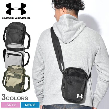 限定クーポンで割引★ UNDER ARMOUR アンダーアーマー ボディバッグ UAクロスボディバッグ UA CROSSBODY BAG 1327794 メンズ レディース ボディーバッグ ショルダー 鞄 かばん カバン バッグ スポーツ アウトドア 運動 黒 コンパクト 迷彩 カモ柄 母の日