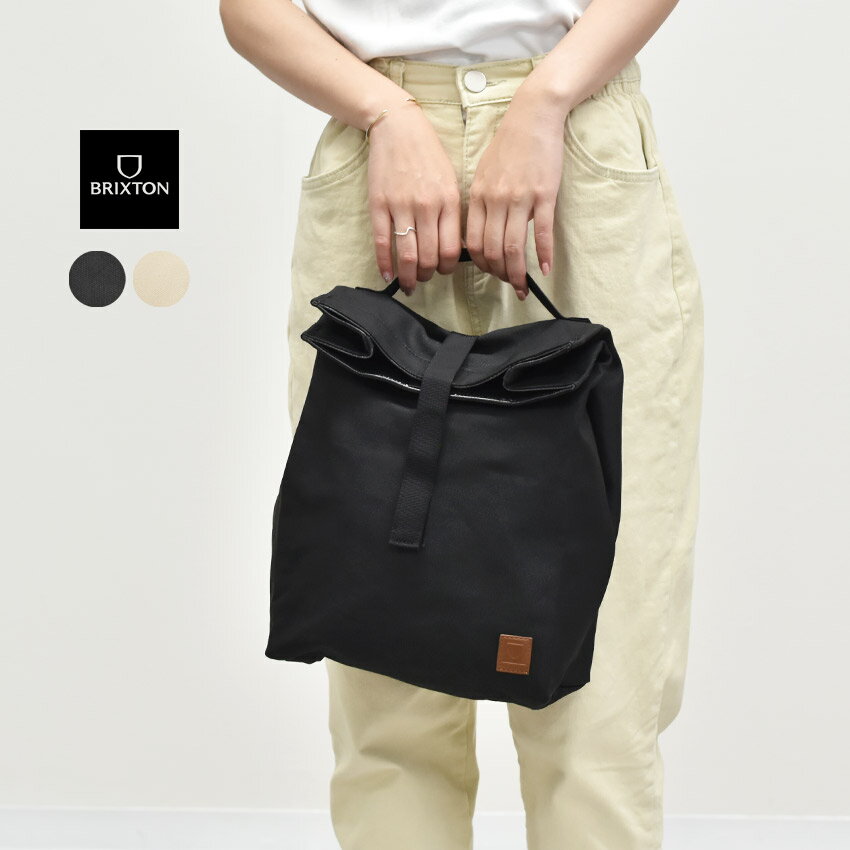 《今だけ！全品ポイントUP》ブリクストン ランチバッグ メンズ レディース BRIXTON BETA LUNCH BAG ハンドバッグ お弁当入れ ランチ シンプル ブランド ストリート カジュアル アウトドア レジャー 通勤 通学 ブラック 黒 ホワイト 白 ナチュラル 05410