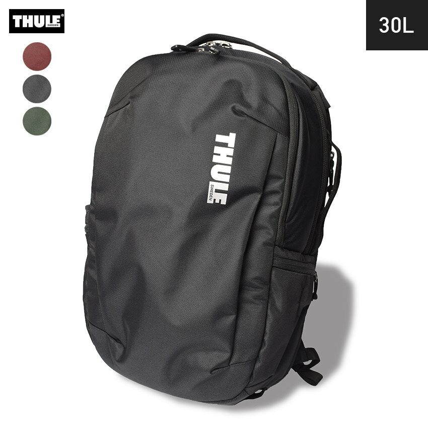 【4/10限定！最大100％ポイントバック】スーリー リュック メンズ レディース THULE バックパック SUBTERRA BACKPACK 30L 鞄 通学 通勤 カジュアル おしゃれ シンプル モダン ビジネス アウトドア キャンプ 旅行 タウンユース 耐久 通気性 バッグ ナイロン パソコン 大きめ