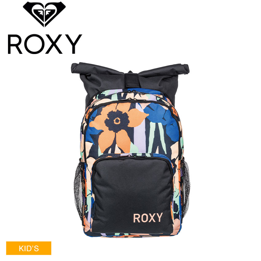 ロキシー リュック キッズ リュック 14L ロキシー ジュニア 子供 ROXY OFF GRID 鞄 バッグ リュックサック バックパック かばん アウトドア 旅行 シンプル 通学 ブランド 花柄 かわいい 小学生 中学生 女の子 修学旅行 林間学校