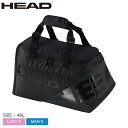 《限定クーポン配布》ヘッド テニス テニスバッグ メンズ レディース HEAD TENNIS プロ エックス レジェンド ダッフルバッグ 硬式テニス 軟式テニス ソフトテニス シンプル ロゴ スクール クラブ 部活 活動 練習 試合 合宿 遠征 ブラック 黒 262574 PRO X(4)