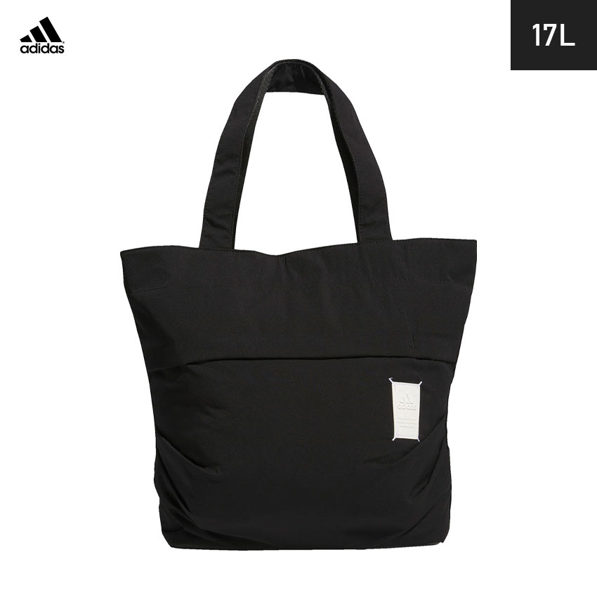 アディダス トートバッグ 17L レディース ADIDAS エッセンシャルズ トートバッグ カバン 鞄 かばん トート スポーティ スポーツ シンプル ロゴ ブランド トレーニング ジム サブバッグ 運動 通学 通勤 人気 ブラック 黒 NCY10