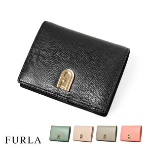 フルラ 財布 レディース FURLA 1927 S コンパクトウォレット 2つ折り財布 コンパクト財布 おしゃれ かわいい 小銭入れ エレガント ロゴ シンプル お札入れ ブランド ギフト プレゼント 本革 天然皮革 贈り物 レザー グリーン グレー