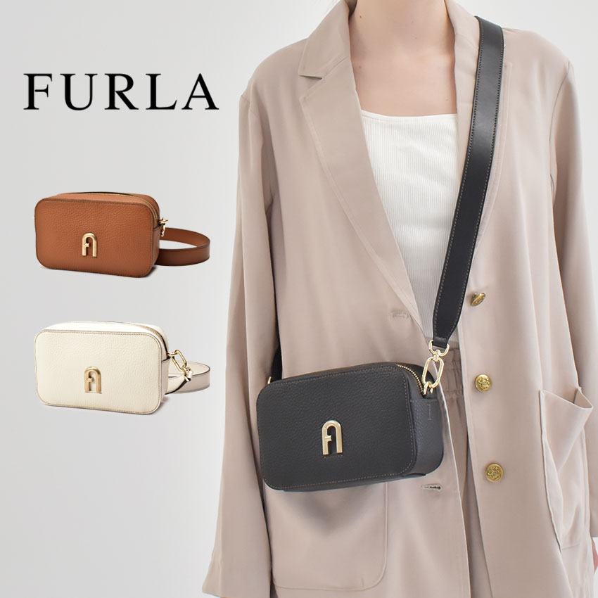 《3日間限定SALE開催中》フルラ バッグ ショルダーバッグ FURLA ミニバッグ サコッシュ レディース プリムラ ミニ クロスボディ 大人 きれいめ 上品 女性 大人 シンプル ブランド プレゼント 本革 鞄 かばん レザー ベージュ ホワイト 白 ブラック 黒 新品