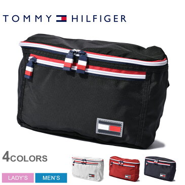 【SALE 限定クーポン配布！】【メール便可】TOMMY HILFIGER トミーヒルフィガー ボディバッグ ザ シティ トレック TC090CI9 メンズ レディース 鞄 カバン かばん ウエストバッグ ウエストポーチ サブバッグ サブバッグ ロゴ シンプル カジュアル 黒 白 赤 紺 バレンタイン