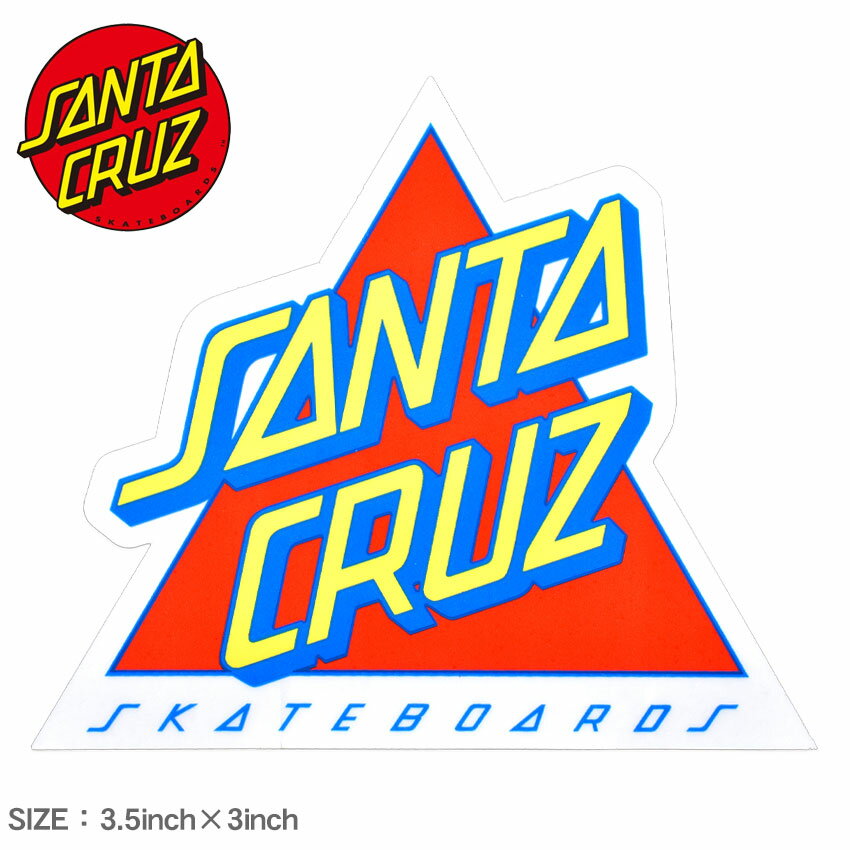 【ゆうパケット配送】サンタ クルーズ ステッカー SANTA CRUZ NOT A DOT STICKER 3.5IN×3IN メンズ レ..