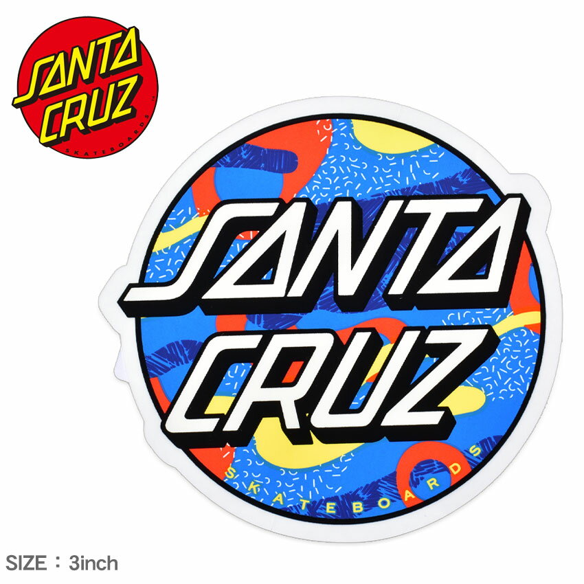 ڤ椦ѥåۥ 롼 ƥå SANTA CRUZ PRIMARY DOT STICKER 3IN  ǥ ֥롼 88281747   ȥܡ ܡ ݡ ȥɥ ȥ꡼ ǥå إå PC ޥۥ 