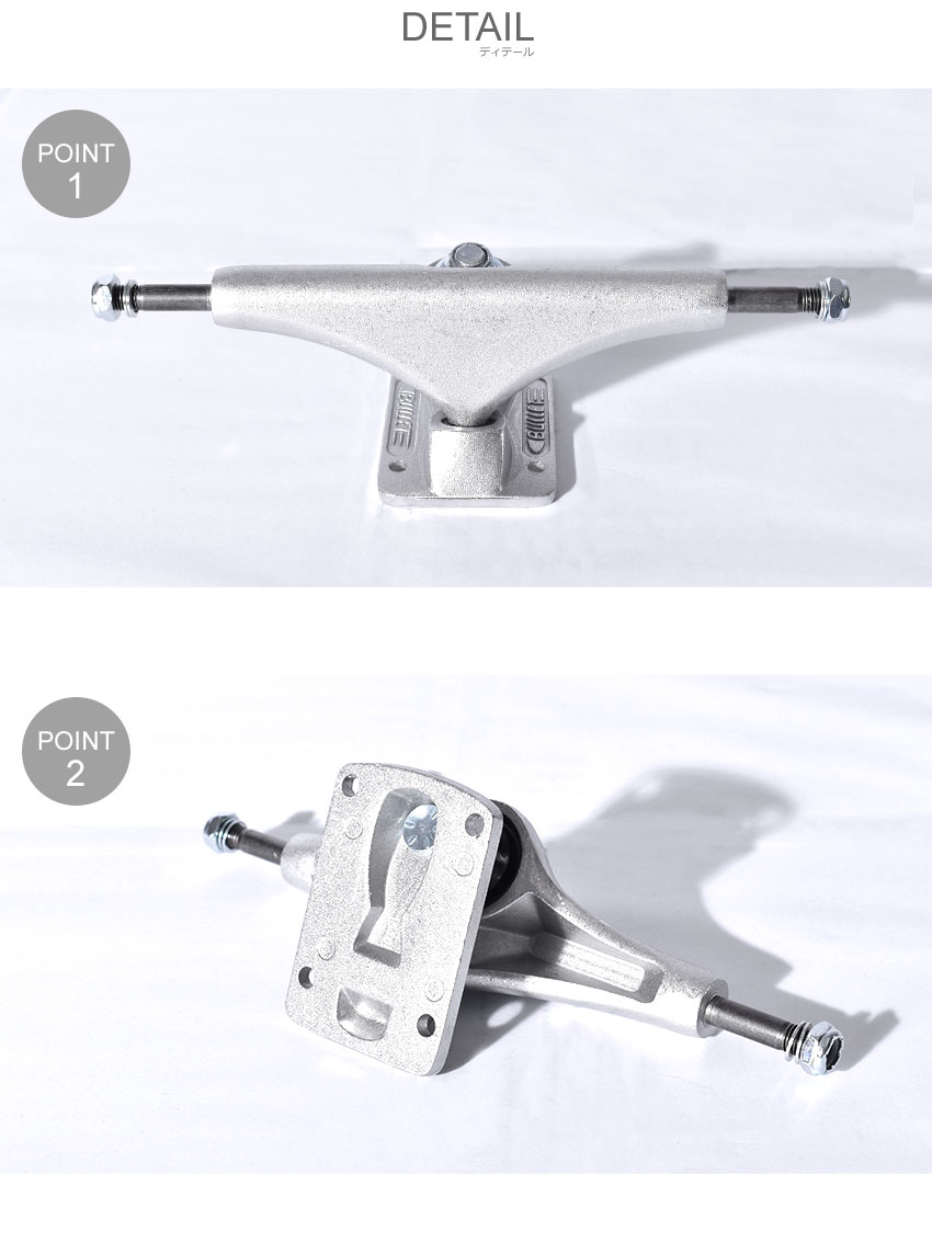 バレット トラック BULLET 150mm POLISHED SILVER STANDARD TRUCKS シルバー 33132...