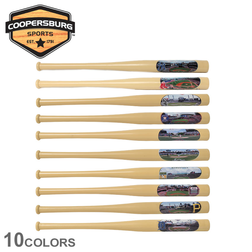 【日本未発売】クーパーズバーグ 雑貨 COOPERSBURG COMP18 STAD BAT 野球 ベースボール インテリア ミニバッド スポーツ 運動 レッド 赤 ブラック 黒 ベージュ SB18HT