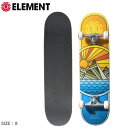 エレメント スケートボード メンズ レディース ELEMENT RISE AND SHINE コンプリートデッキ 8 スケボー ボード スケート ストリート ス...