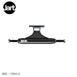 《今だけ！全品ポイントアップ中》ジャート スケートボード トラック メンズ レディース JART SKATEBOARDS IRON 129mm TRUCK HIGH スケートボード ボード スケボー スケーター ロゴ カスタム 付け替え 部品 スポーツ ストリート シンプル ブラック 黒 IRTR0021A010