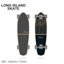 《5/1限定ポイント企画》ロングアイランドスケート コンプリートデッキ メンズ レディース LONG ISLAND SKATE 28.0×7.5 コンプリート クルーザー スケート スケートボード スケボー コンプリート デッキ ストリート シンプル ブラック 黒 ベージュ