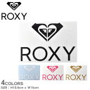 《全品ポイントアップ中》 ロキシー ステッカー メンズ レディース ROXY ROXY-A 転写ステッカー ロゴ ステッカー シール シンプル ロゴ サーフ スポーティ カジュアル ブランド ハート ブラック 黒 ホワイト 白 ピンク ゴールド ROA215337