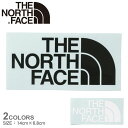 ＼抽選で最大全額ポイントバック／【ゆうパケット配送】 ノースフェイス シール THE NORTH FACE TNF カッティング ステッカー 撥水 カスタム 車 自転車 スノーボード サーフボード クーラーボックス タンブラー マイボトル ランタン ラップトップ PC パソコンブラック 黒