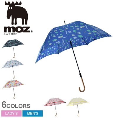 《限定クーポンで2,700円》モズ 傘 メンズ レディース MOZ UVカットスリムジャンプ傘 雨 梅雨 通勤 通学 おしゃれ かわいい ブランド ギフト 北欧 晴雨兼用 雨天兼用 UVカット 撥水 エルク シカ グリーン 緑 ネイビー 紺 45124625