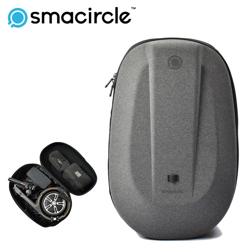 《アイテム名》 スマサークル smacircle 専用 バックパック 折りたたみ コンパクト 電動 バイク スクーター 《ブランドヒストリー》 スマサークル(smacircle)は軽量・コンパクトでバックパックに携帯できるマイクロモビリティです。重量は一般的な原動機付自転車に比べおよそ7分の1ほどの12kg。折り畳めば縦横53cm×29cmのコンパクト設計だから、カバンに入れて、車に載せて、気軽に持ち運ぶことができます。 約3.5時間のフル充電で約20kmの走行が可能。専用アプリを使えば、速度設定・確認だけでなく、セキュリティロックも行えます。近所への買い物や通勤だけではなく、旅先でも大活躍の1台です。 《アイテム説明》 スマサークル専用バックパック 《カラー名/カラーコード/管理No.》 ブラック×グレー/-/"75501020" 製造・入荷時期により、細かい仕様の変更がある場合がございます。上記を予めご理解の上、お買い求め下さいませ。 関連ワード： スクーター EV 折りたたみ コンパクト 電動 バイク スクーター 軽量 持ち運び date 2022/04/11Item Spec ブランド スマサークル アイテム スマサークル専用バックパック 商品名 バックパック 性別 メンズ レディース 原産国 China 他 重量 約2kg 仕様 サイズ(cm) 58×37×23 当店では、スタジオでストロボを使用して撮影しております。商品画像はできる限り実物を再現するよう心掛けておりますが、ご利用のモニターや環境等により、実際の色見と異なる場合がございます。ご理解の上、ご購入いただけますようお願いいたします。