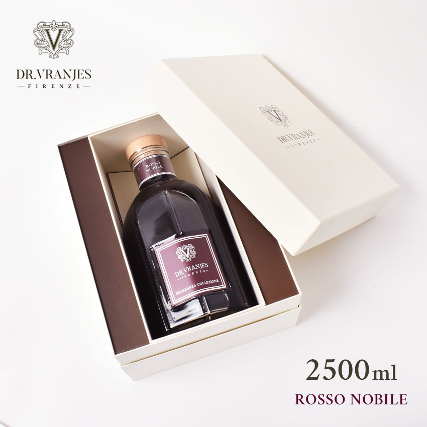 《今だけ！全品ポイントUP》ドットール・ヴラニエス アロマディフューザー Dr.Vranjes ロッソノービレ 2500ml 雑貨 おしゃれ 可愛い ブランド ギフト フレグランス アロマ 香り インテリア リード式 ロッソ ワイン【ラッピング対象外】