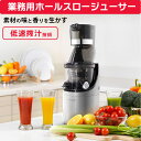 ホールスロージューサー プロ 業務用 500ml 大容量 スムージー 静音設計 正規品 Kuvings クビンス CS520SM