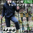 【レビューで永久保証付】 トレッキングポール カーボン製 2本セット 伸縮式 軽量 4種のアタッチメント 収納袋付き ウォーキングポール 登山 杖 ストック アウトドア キャンプ レジャー ハイキ…