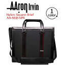 アーロン・アーヴィン ビジネスバッグ AAron Irvin ナイロンスクエアブリーフケース バッグ かばん メンズ 通勤 おしゃれ 人気 革 レザー 本革 ビ...