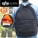 アルファインダストリーズ リュック メンズ リュック メンズ ALPHA INDUSTRIES アルファ インダストリーズ リュックサック バックパック デイパック A4 B4 通勤 通学 丈夫 おしゃれ 人気 コーデュラ 黒リュック 旅行 男性 男の子 PC収納 タブレット シンプル 人気 ブランド ミリタリー アーミー TZ1052 66001