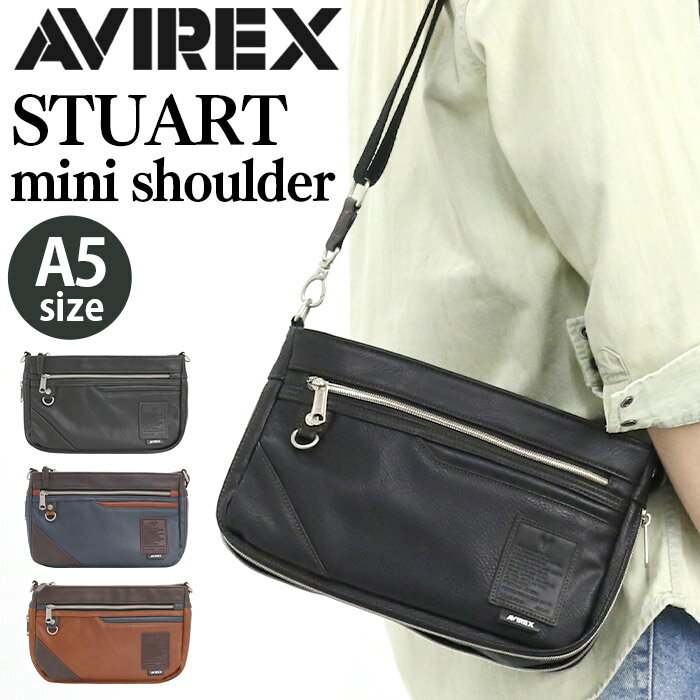 アビレックスメンズショルダーバッグ...