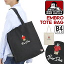 ベンデイビス トートバッグ BEN DAVIS メンズ レディース EMBRO TOTE BAG トート コットン ナチュラル 軽量 A4 B4 通学 通勤 丈夫 大きめ おしゃれ カジュアル 肩掛け 買い物 エコバッグ ママバッグ サブバッグ 手提げ 男女兼用 BDW-8342